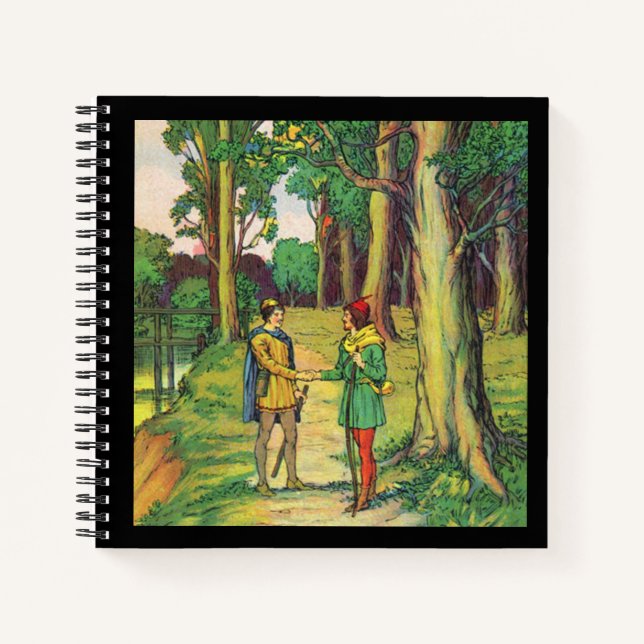 Cuaderno Robin Hood y Little John  (Anverso)