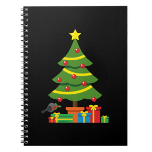 Cuaderno Robin Y Los Coloridos Presentes Bajo El Árbol De N