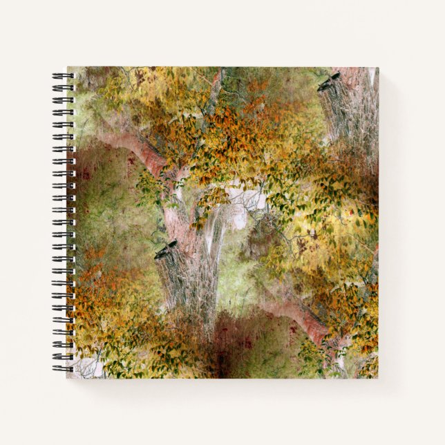 Cuaderno Roble en otoño... (Anverso)
