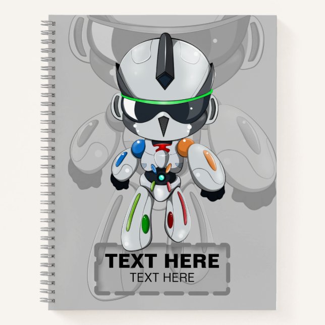 Cuaderno Robot (Anverso)