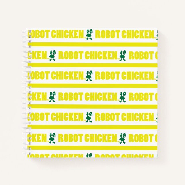 Cuaderno Robot Chicken Stripe Pattern (Anverso)