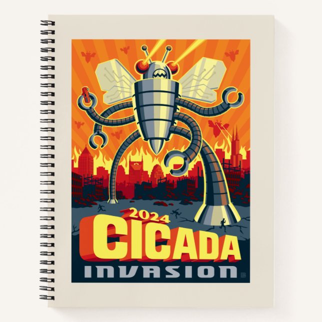 Cuaderno Robot Cicada (Anverso)