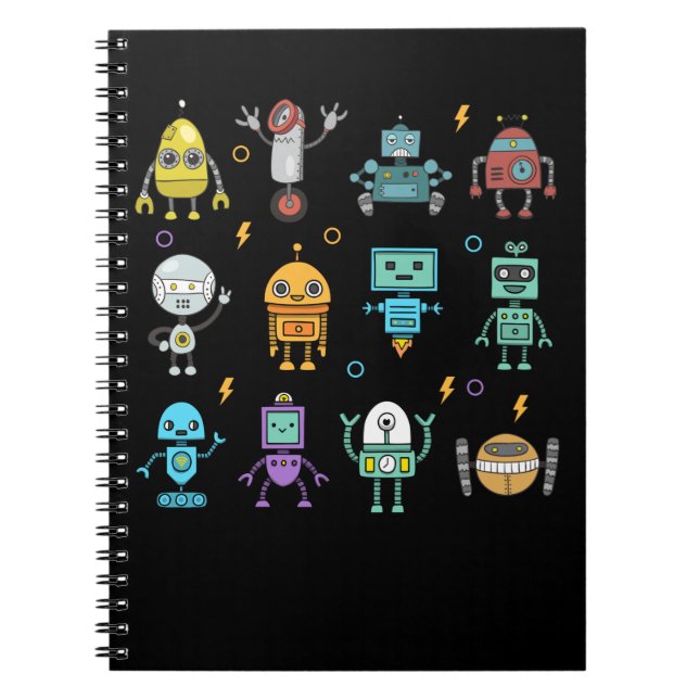 Cuaderno Robot Collection Funny Robotics (Frente)