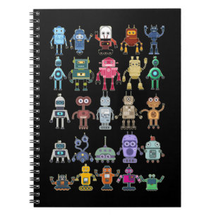 Cuaderno Robot Collection Science Technology Robots