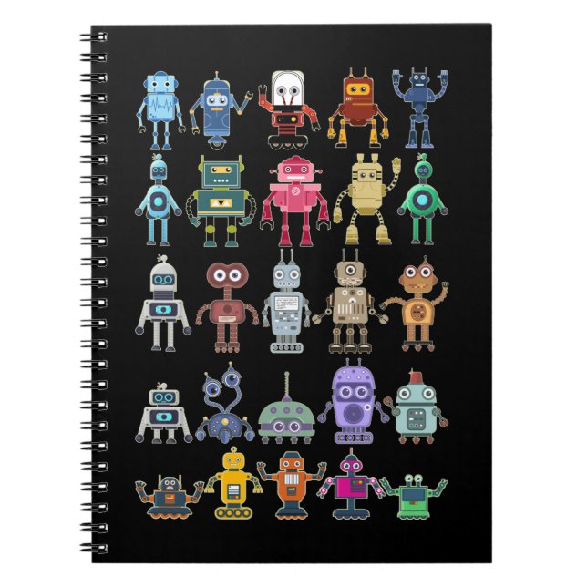 Cuaderno Robot Collection Science Technology Robots (Frente)