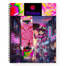 Robot Cyber Pink & Patineta