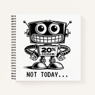 Cuaderno Robot de bajo consumo - No hoy...