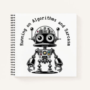 Cuaderno Robot de cabezal de domo - Corriendo sobre algorit
