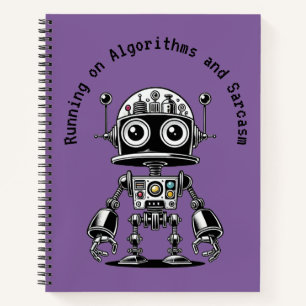 Cuaderno Robot de cabezal de domo - Corriendo sobre algorit