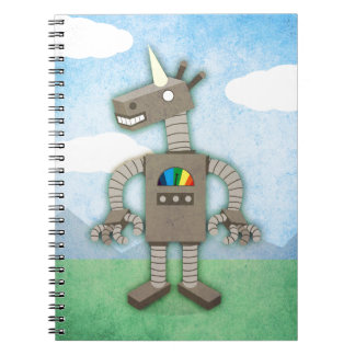 Cuaderno Robot del unicornio