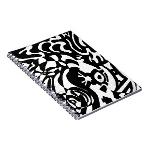 Cuaderno "Robot Dreams" B&W Resumen Art