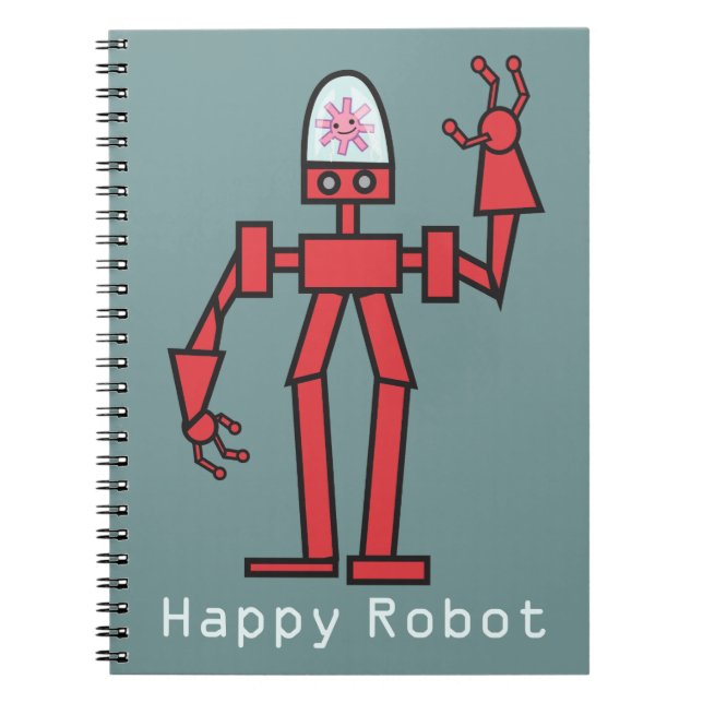 Cuaderno Robot feliz (Frente)