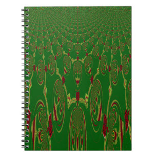 Cuaderno Robots verdes