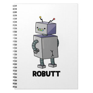 Cuaderno Robutt Funny Robot Pun