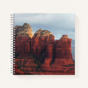 Cuaderno Roca de la Cafetera Nublada en Sedona Arizona