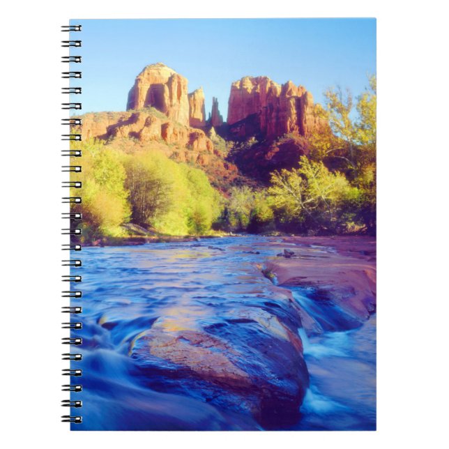 Cuaderno Roca de la Catedral reflejada en Oak Creek, Arizon (Frente)