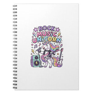Cuaderno Roca de música de unicornio Mercado encantador de