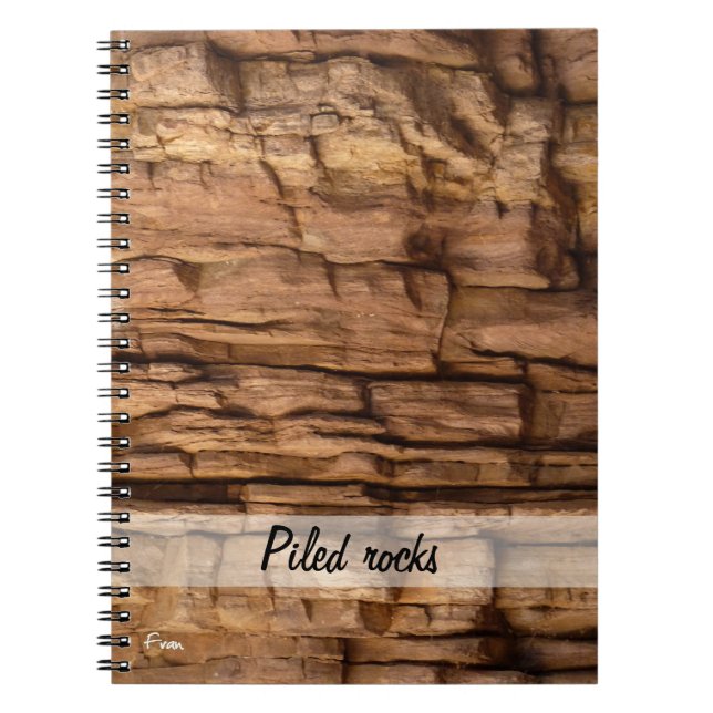 Cuaderno rocas apiladas (Frente)