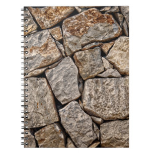Cuaderno Rocas de mampostería de piedras de pared