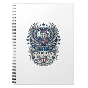 Cuaderno Rociero de bandana patriótica Old Glory Música Roc