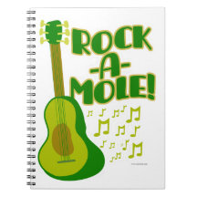 Rock A Mole Funny aguacate diseño de eslóganes de