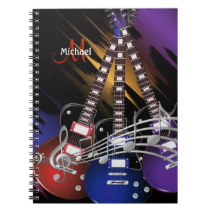 Cuaderno Rock Guitar Music - Personaliza