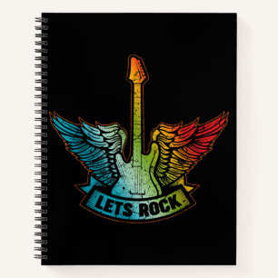Cuaderno Rock Legend Rock and Roll Music Guitar