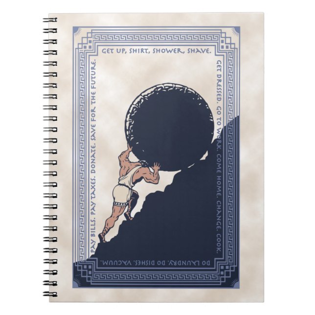 Cuaderno Rock sisyphus Mundane (Frente)