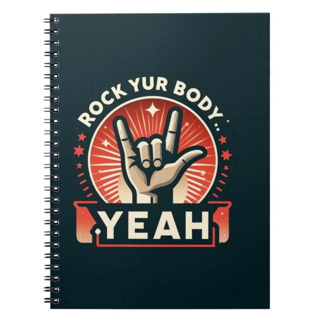 Cuaderno Rock Your Body (Frente)