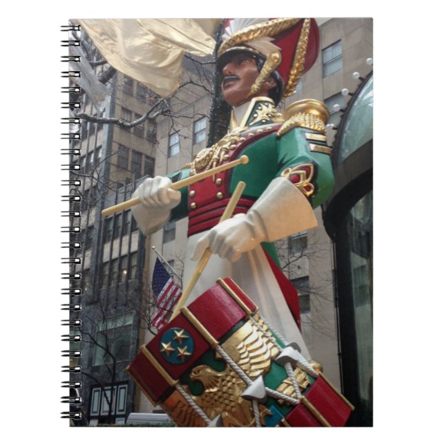 Cuaderno Rockefeller Center Drummer Boy Navidades Nueva Yor (Frente)