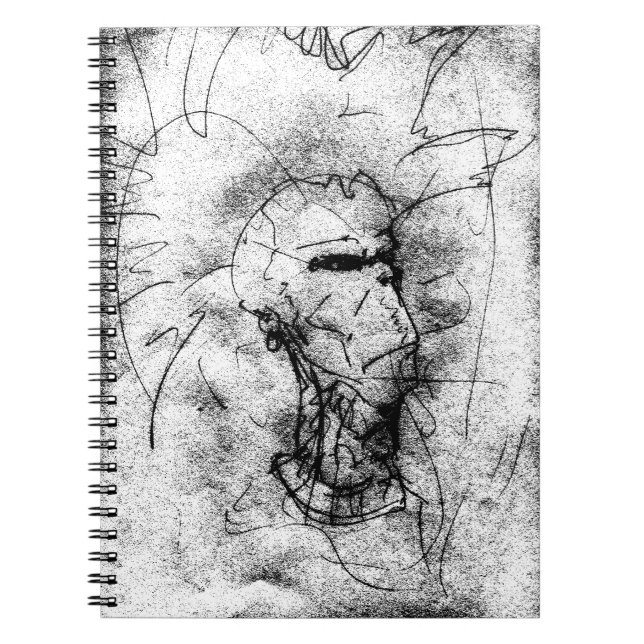 Cuaderno Rockero Punk con Mohawk (Frente)