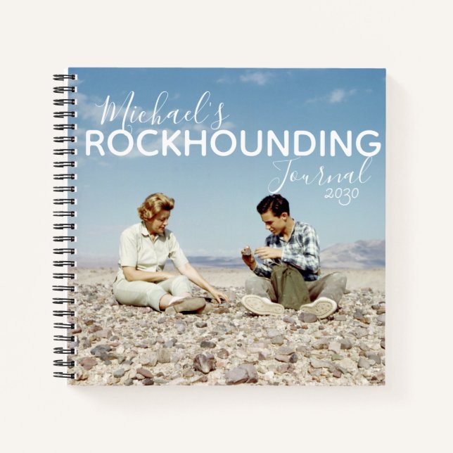 Cuaderno Rockhounding Vintage Inspied Adventures Journal (Anverso)