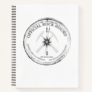 Cuaderno Rockound oficial: Coleccionista de rock certificad
