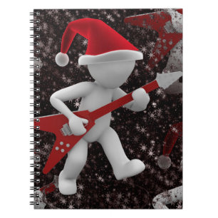 Cuaderno rockstar santa