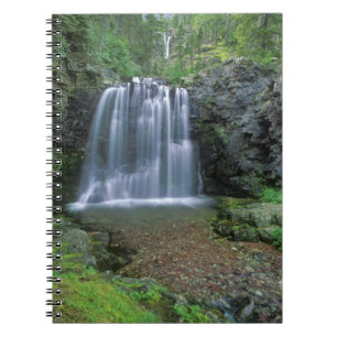 Cuaderno Rockwell Falls en el valle de Two Medicine de