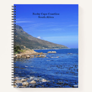 Cuaderno Rocky Cape Coastline, Sudáfrica,