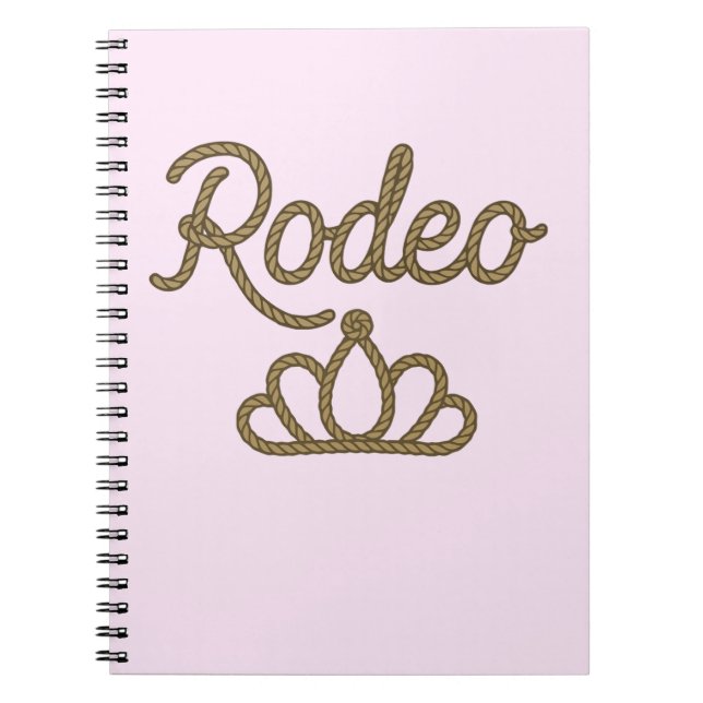 Cuaderno Rodeo Reina País Occidental Corona Tiara (Frente)