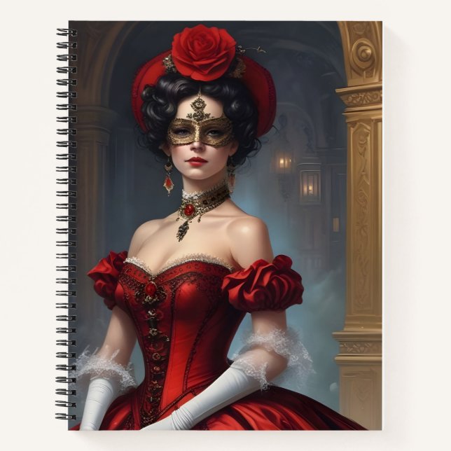 Cuaderno Roja Mascarada (Anverso)
