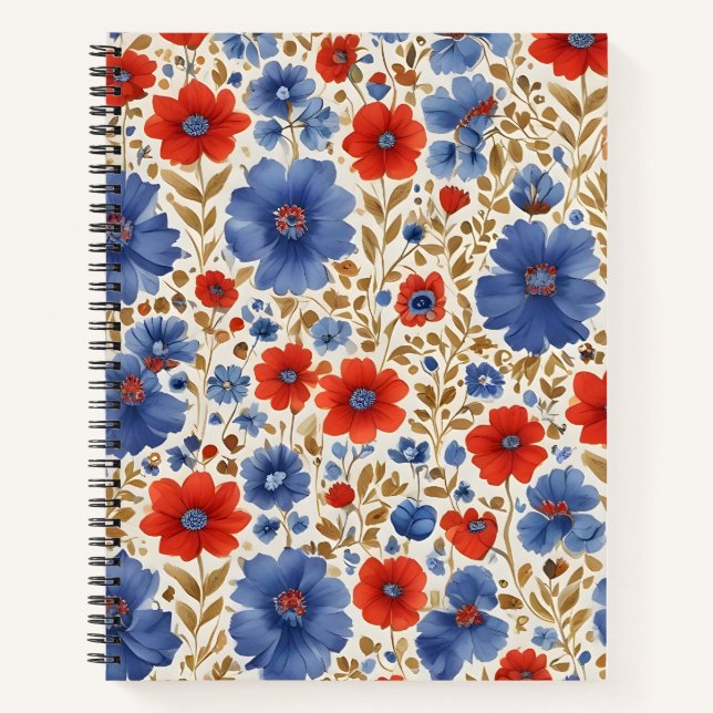 Cuaderno Rojas y Doradas (Anverso)