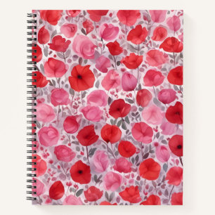 Cuaderno Rojas y Rosas
