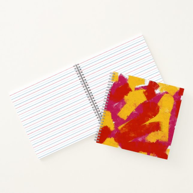 Cuaderno Rojo, amarillo y rosa (Interior)