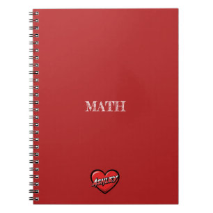 Cuaderno Rojo Corazón de Ashley