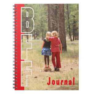 Cuaderno Rojo de Ilusión Fotográfica Personalizada