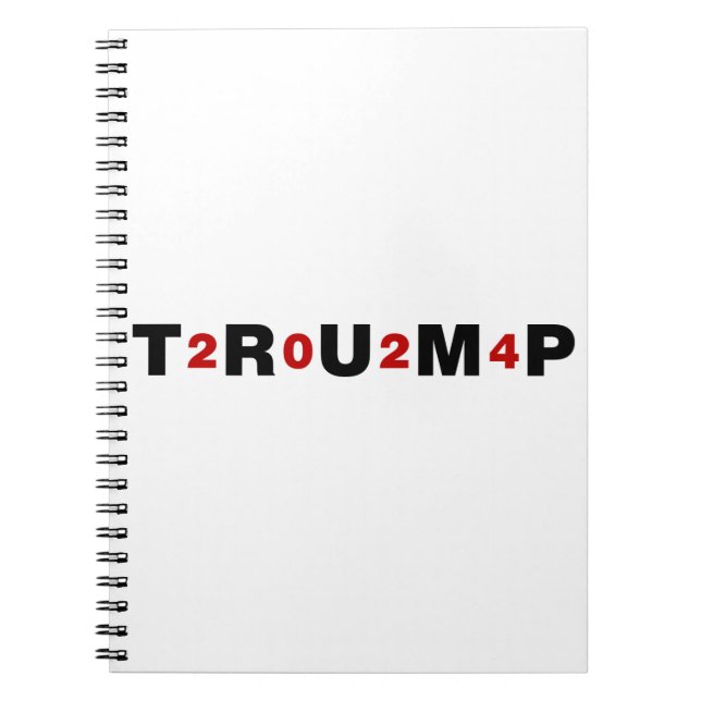 Cuaderno Rojo de Trump 2024 (Frente)