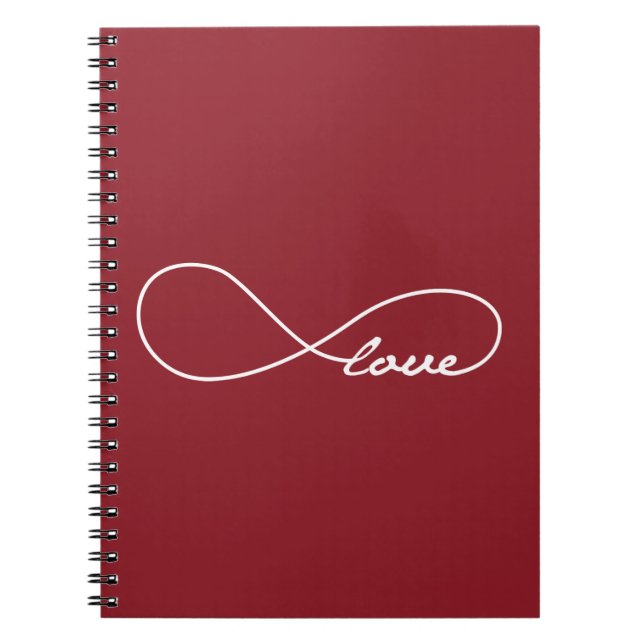 Cuaderno rojo del infinito del amor (Frente)