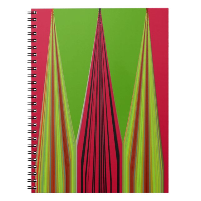 CUADERNO ROJO DORADO VERDE (Frente)