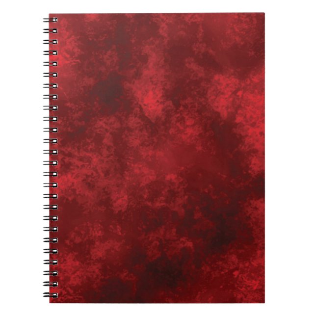CUADERNO ROJO EN BLANCO CREA TU PROPIO DIARIO DE NOTEBOOK (Frente)