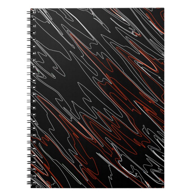 Cuaderno Rojo negro martirizado (Frente)
