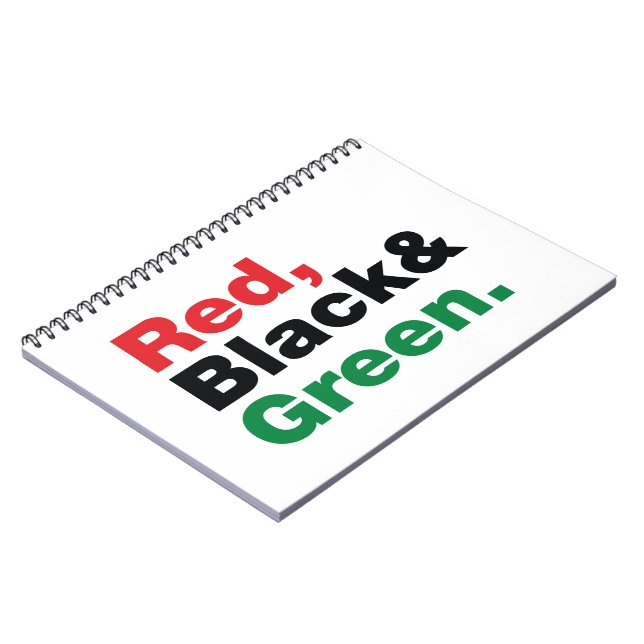 Cuaderno Rojo, Negro y Verde. (Lado Izquierdo)