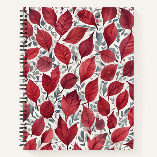 Cuaderno Rojo Otoñal (Anverso)